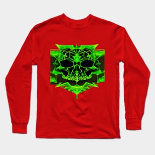 Emerald Skull Long Sleeve T-Shirt